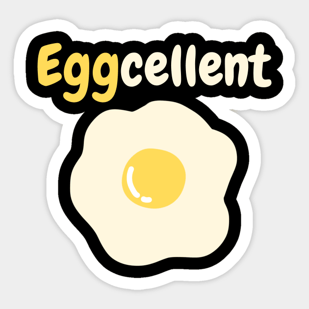 eggcellent Sticker by Majkel&Majkel